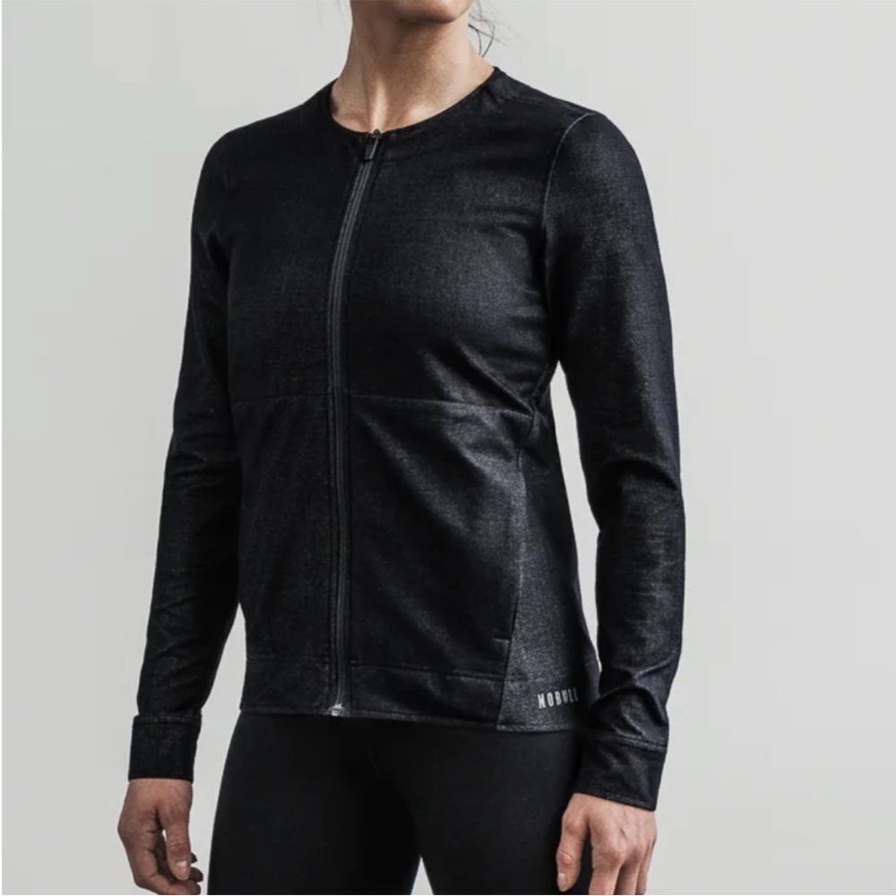 NOBULL Women's‎ Twill Zip Up Jacket Deep Midnight